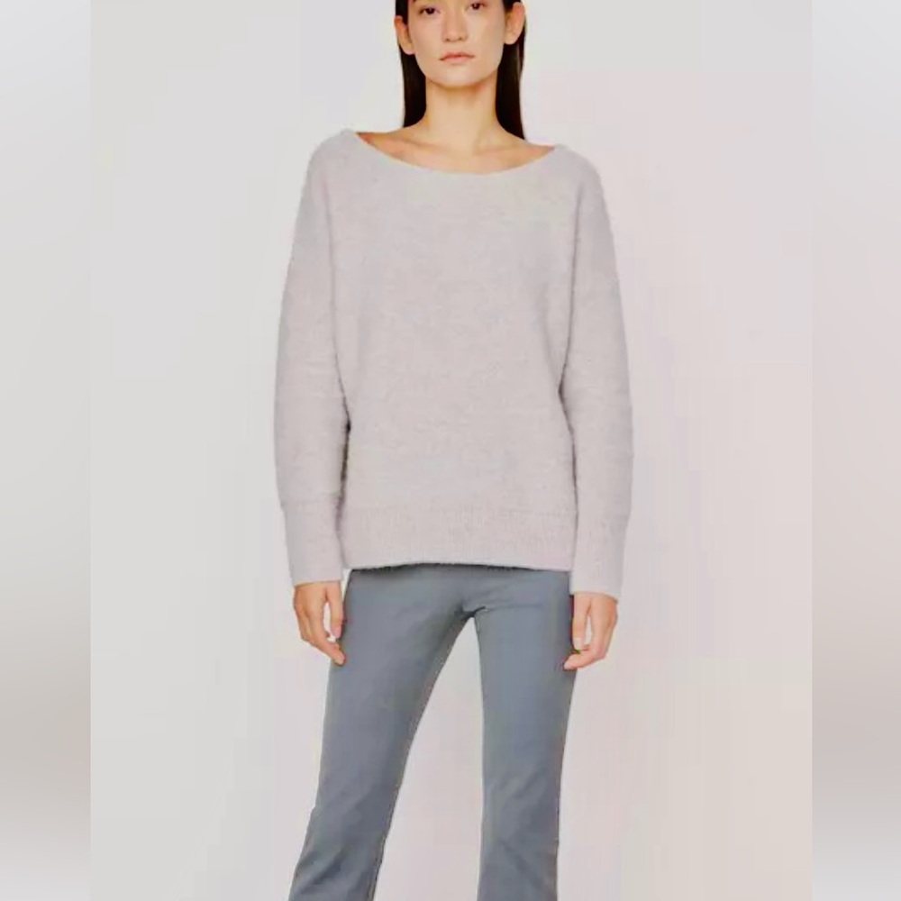 Vince Light Gray Crew Neck Sweater